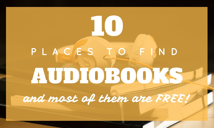 Here are some of my favorite places to find good audiobooks!