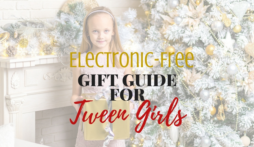 Are you tired of being ruled by electronics? Check out this guide to electronic-free gifts for tween girls for lots of great gift ideas that don't require any batteries!