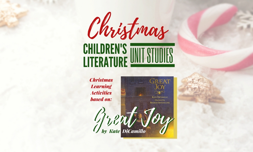Enjoy the literature of the season while sneaking in some learning during Christmas break with these Great Joy activities.