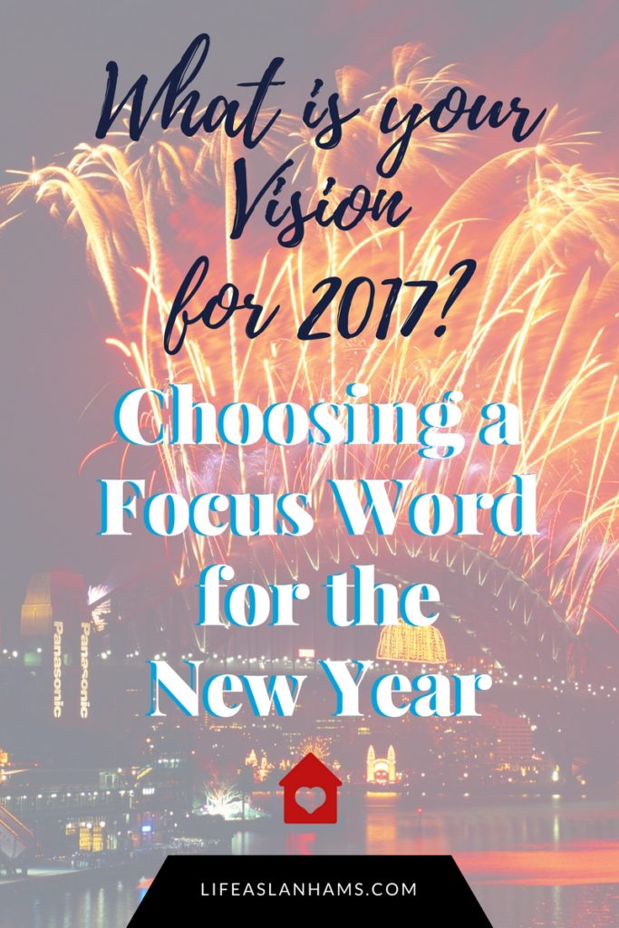 Do you make new year's resolutions every year, but somehow never make it past January 15? This year try something different and choose a focus word for the year, and see if it helps you reach your goals this year!