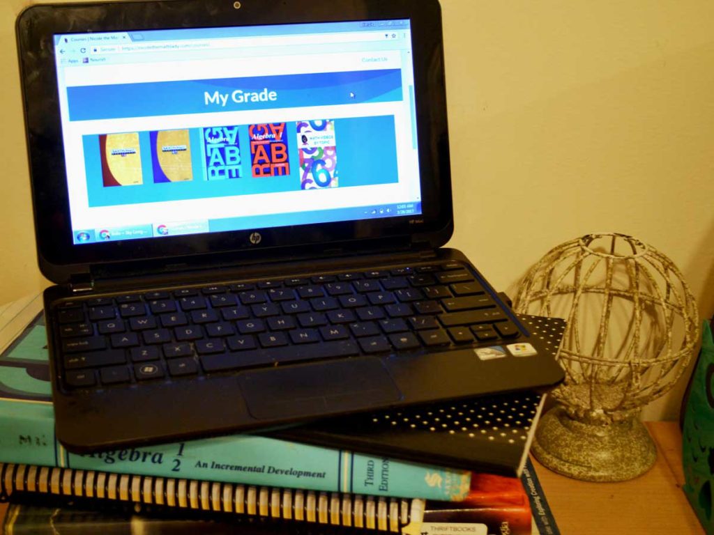 As a work-at-home mom, I am constantly looking for tools that help my kids to be independent learners and to need my help less often, so I was excited to hear about a new online video math tutoring series made just for the middle-school grades of Saxon Math! Math Videos from Nicole the Math Lady will help you balance work and homeschool by giving you another tool to foster independence in your middle schooler and give them the tools to succeed in Math!