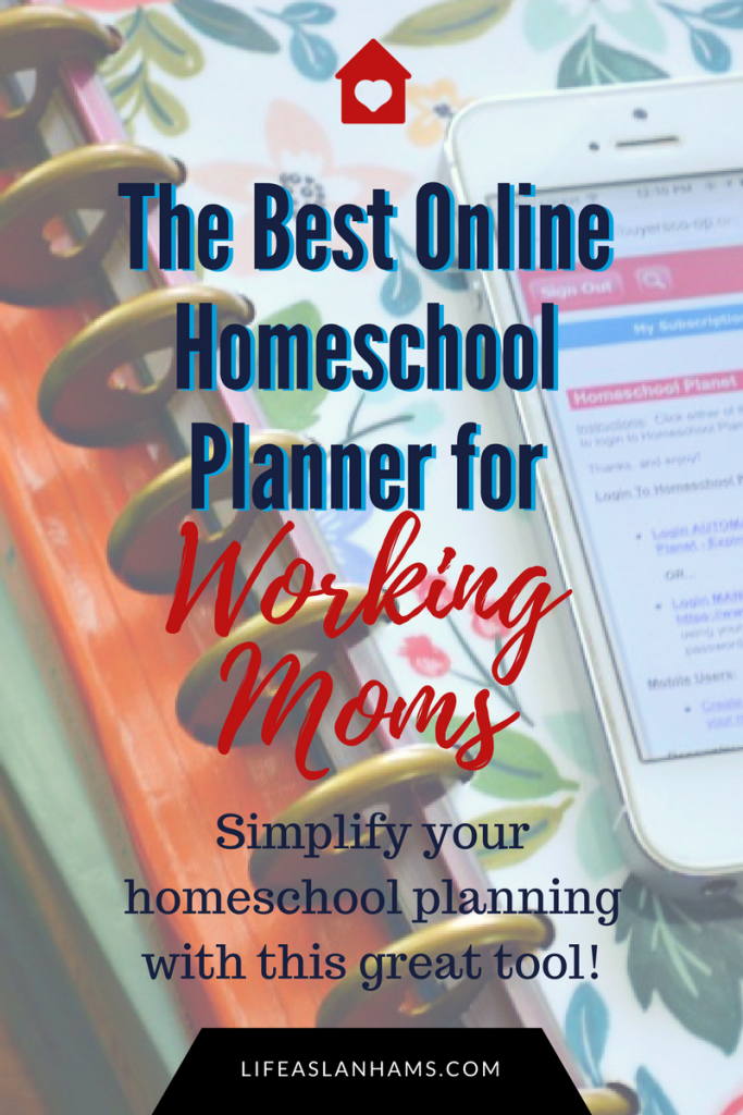 As a busy working mom, I have to streamline my homeschool planning. Homeschool Planet is the best homeschool planner and it helps me plan and save time! 